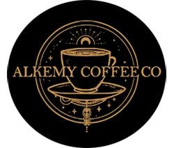 Alkemy Coffee Co. partner logo supporting local community in Hunterdon County, NJ