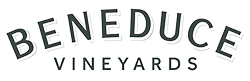 Beneduce Vineyards logo with elegant arched typography and vineyard branding
